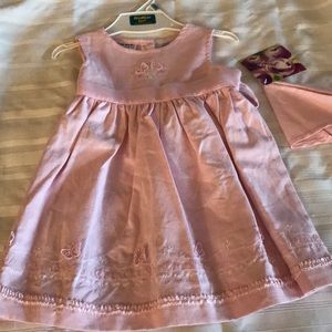 Girls linen dress